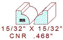 Corner 15/32" Corner 15/32"
