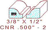 Corner 1/2" - 2 Corner 1/2" - 2