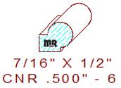 Pencil Mould 1/2" - 6 Pencil Mould 1/2" - 6