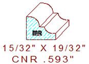 Corner 19/32" Corner 19/32"