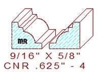Corner 5/8" - 4 Corner 5/8" - 4