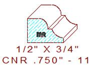 Corner 3/4" - 11 Corner 3/4" - 11