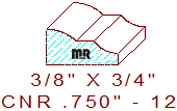 Corner 3/4" - 12 Corner 3/4" - 12