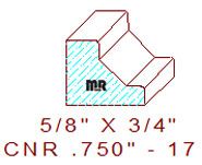 Corner 3/4" - 17 Corner 3/4" - 17