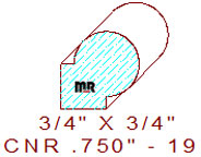 Pencil Mould 3/4" - 19