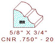 Corner 3/4" - 20 Corner 3/4" - 20