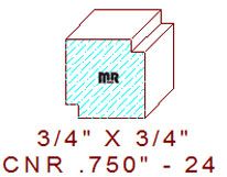 Corner 3/4" - 24 Corner 3/4" - 24