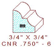 Corner 3/4" - 6 Corner 3/4" - 6