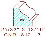 Corner 13/16" - 3 Corner 13/16" - 3