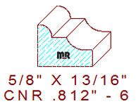 Corner 13/16" - 6 Corner 13/16" - 6