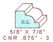 Corner 7/8" - 3 Corner 7/8" - 3