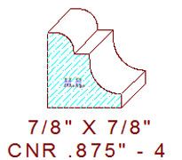 Corner 7/8" - 4 Corner 7/8" - 4
