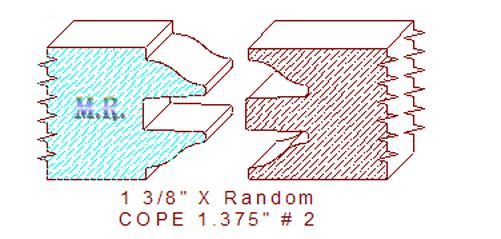 Door Cope & Stick 1-3/8" - 2 Door Cope & Stick 1-3/8" - 2