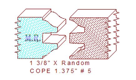 Door Cope & Stick 1-3/8" - 5