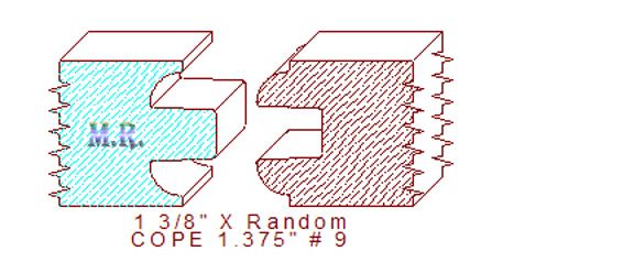 Door Cope & Stick 1-3/8" - 9