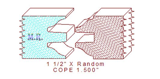 Door Cope & Stick 1-1/2" Door Cope & Stick 1-1/2"