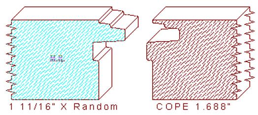 Door Cope & Stick 1-11/16" Door Cope & Stick 1-11/16"