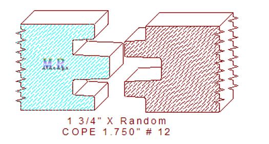 Door Cope & Stick 1-3/4" - 12