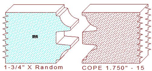 Door Cope & Stick 1-3/4" - 15