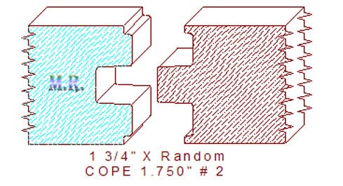 Door Cope & Stick 1-3/4" - 2 Door Cope & Stick 1-3/4" - 2