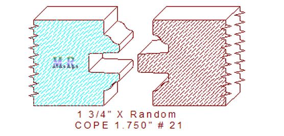 Door Cope & Stick 1-3/4" - 21 Door Cope & Stick 1-3/4" - 21