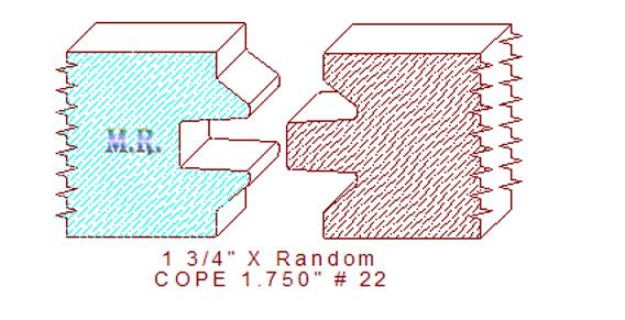 Door Cope & Stick 1-3/4" - 22 Door Cope & Stick 1-3/4" - 22