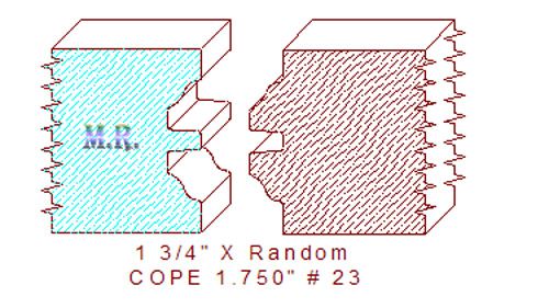 Door Cope & Stick 1-3/4" - 23