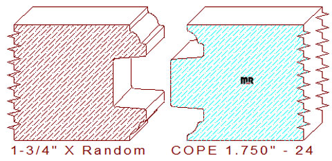 Door Cope & Stick 1-3/4" - 24