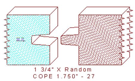 Door Cope & Stick 1-3/4" - 27 Door Cope & Stick 1-3/4" - 27