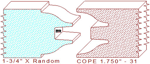 Door Cope & Stick 1-3/4" - 31 Door Cope & Stick 1-3/4" - 31