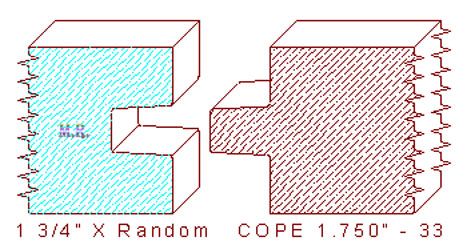 Door Cope & Stick 1-3/4" - 33 Door Cope & Stick 1-3/4" - 33
