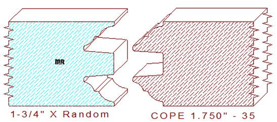 Door Cope & Stick 1-3/4" - 35