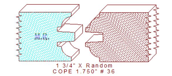 Door Cope & Stick 1-3/4" - 36 Door Cope & Stick 1-3/4" - 36