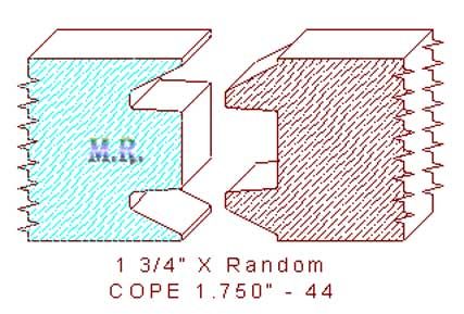 Door Cope & Stick 1-3/4" - 44 Door Cope & Stick 1-3/4" - 44