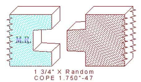 Door Cope & Stick 1-3/4" - 47 Door Cope & Stick 1-3/4" - 47