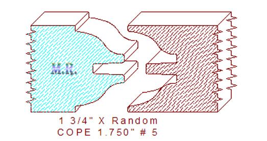 Door Cope & Stick 1-3/4" - 5 Door Cope & Stick 1-3/4" - 5