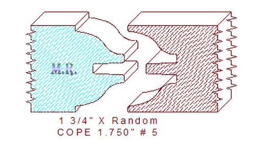 Door Cope & Stick 1-3/4" - 5