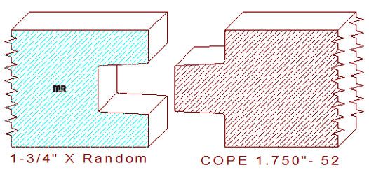 Door Cope & Stick 1-3/4" - 52