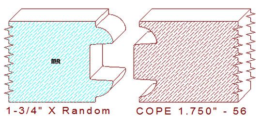 Door Cope & Stick 1-3/4" - 56 Door Cope & Stick 1-3/4" - 56