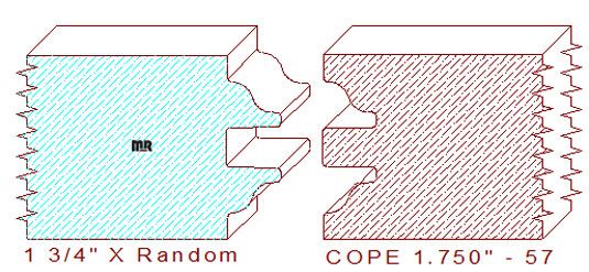 Door Cope & Stick 1-3/4" - 57 Door Cope & Stick 1-3/4" - 57