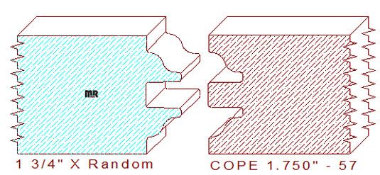 Door Cope & Stick 1-3/4" - 57 