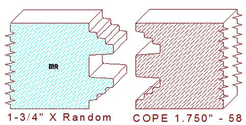 Door Cope & Stick 1-3/4" - 58 Door Cope & Stick 1-3/4" - 58