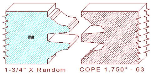 Door Cope & Stick 1-3/4" - 63 Door Cope & Stick 1-3/4" - 63