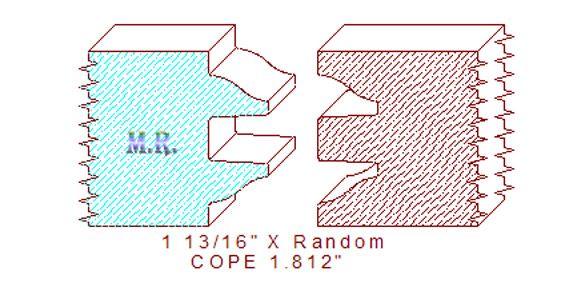Door Cope & Stick 1-13/16" Door Cope & Stick 1-13/16"
