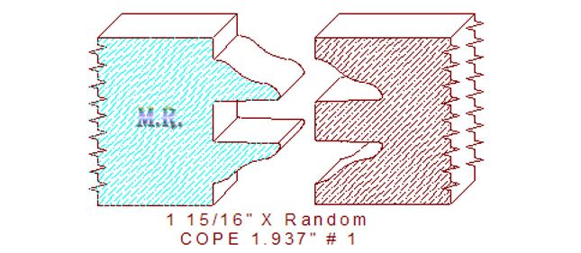 Door Cope & Stick 1-15/16" - 1 Door Cope & Stick 1-15/16" - 1
