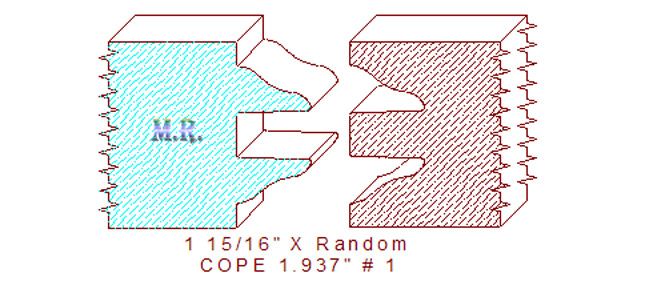 Door Cope & Stick 1-15/16" - 1