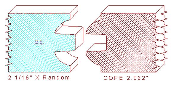 Door Cope & Stick 2-1/16" Door Cope & Stick 2-1/16"