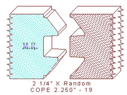 Door Cope & Stick 2-1/4" - 19