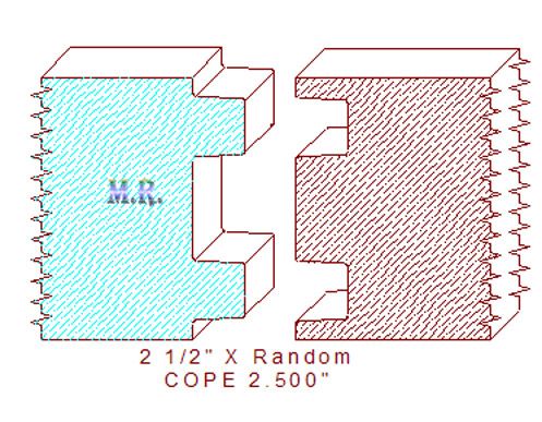 Door Cope & Stick 2-1/2" Door Cope & Stick 2-1/2"