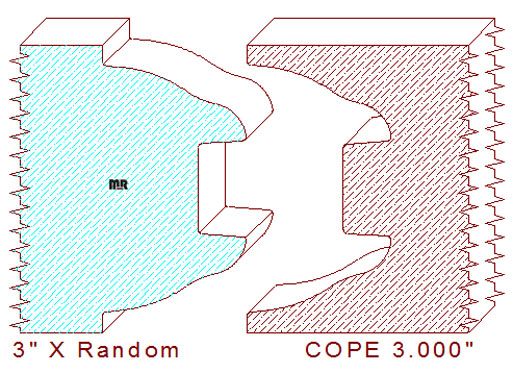 Door Cope & Stick 3" Door Cope & Stick 3"